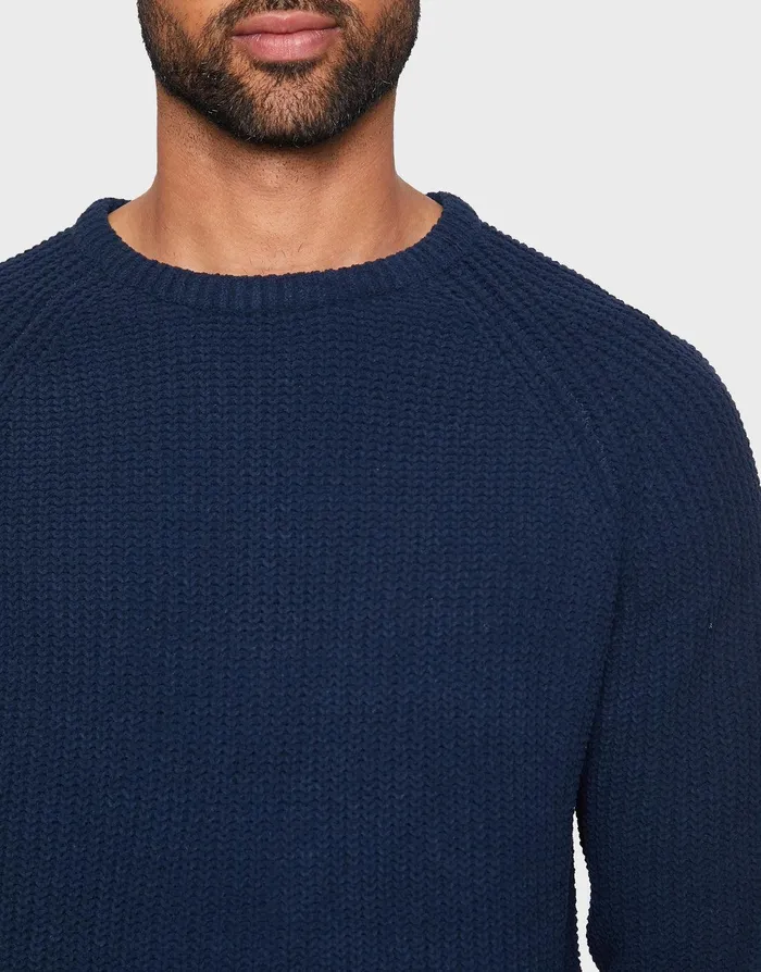 Men Navy Crew Neck Jumper Navy Threadbare Knitwear Men Navy Crew Neck Jumper Navy Threadbare Knitwear