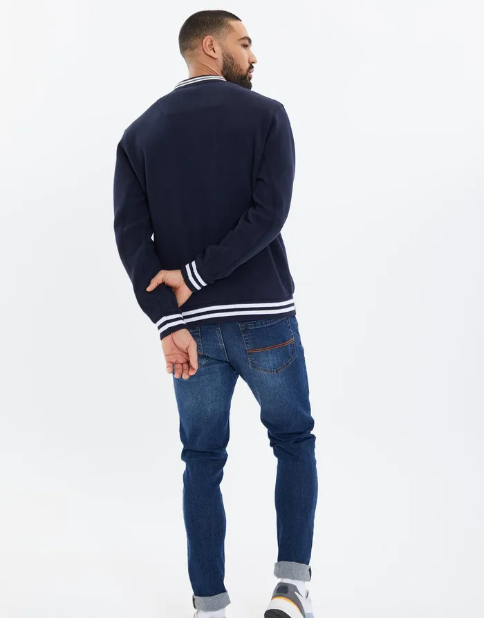 Men Navy Fleece Baseball Varsity Jacket Navy Threadbare Jacket and Coats Men Navy Fleece Baseball Varsity Jacket Navy Threadbare Jacket and Coats