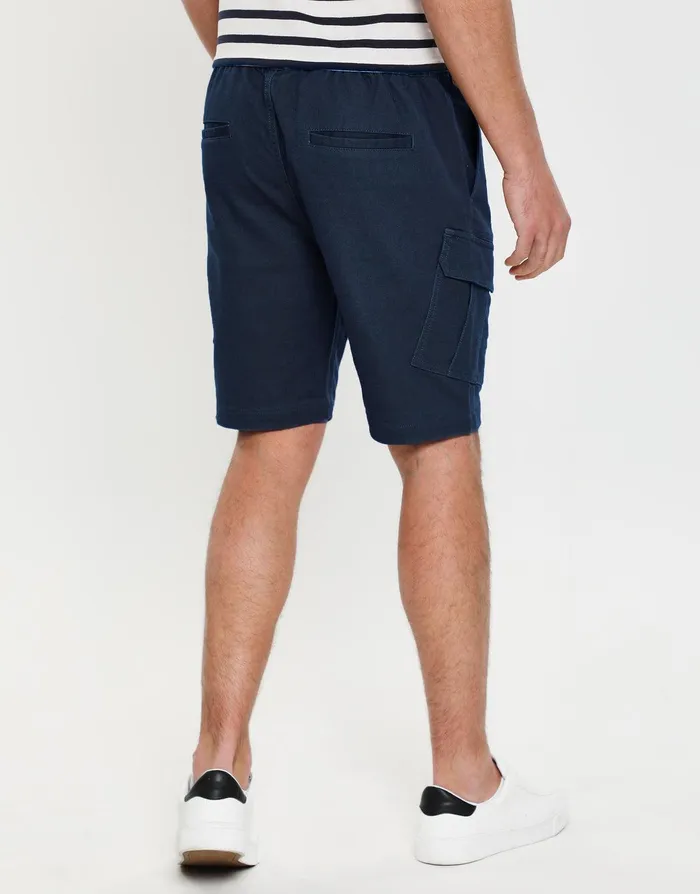 Men Navy Stretch Cargo Shorts Navy Threadbare Shorts Men Navy Stretch Cargo Shorts Navy Threadbare Shorts