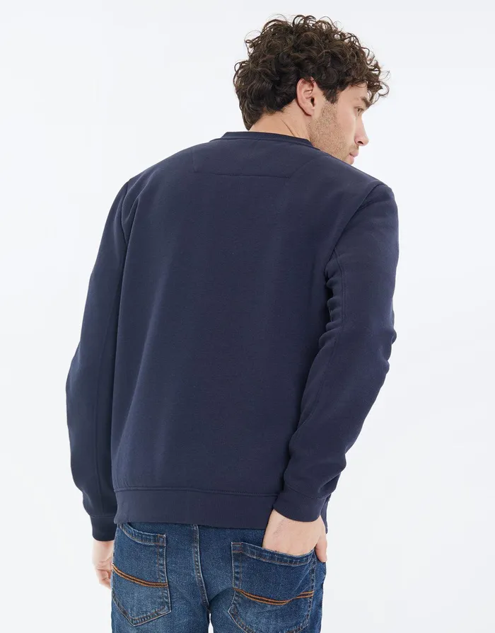 Men Navy Zip Up Fleece Varsity Jacket Navy Threadbare Jacket and Coats Men Navy Zip Up Fleece Varsity Jacket Navy Threadbare Jacket and Coats