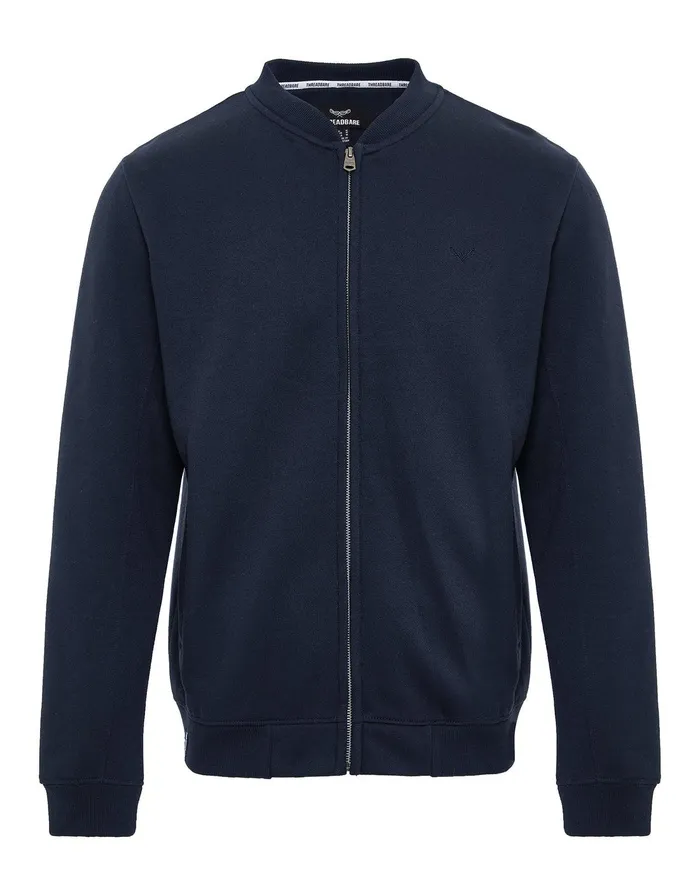 Men Navy Zip Up Fleece Varsity Jacket Navy Threadbare Jacket and Coats Men Navy Zip Up Fleece Varsity Jacket Navy Threadbare Jacket and Coats
