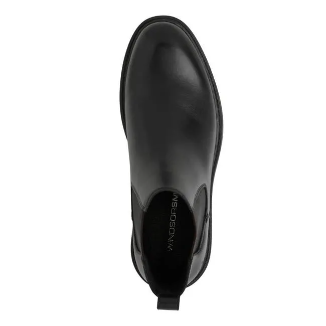 Men Niall Black Leather Boots Windsor Smith Boots