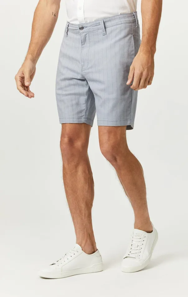 Men Noah Shorts In Blue Stripe Linen Mavi Jeans Shorts Men Noah Shorts In Blue Stripe Linen Mavi Jeans Shorts