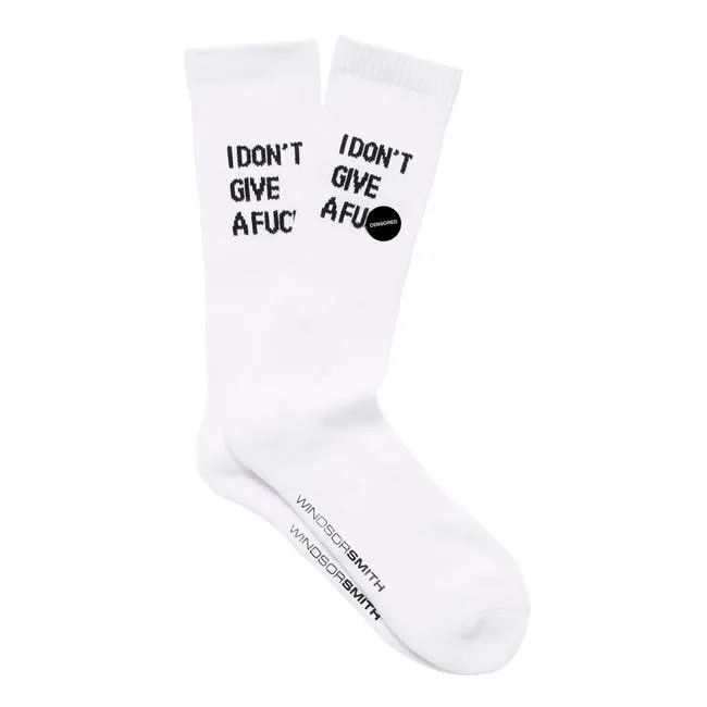 Men Novelty Sock I Don039t Give A FCk Windsor Smith Socks