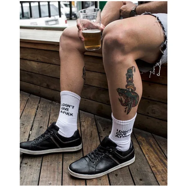 Men Novelty Sock I Don039t Give A FCk Windsor Smith Socks
