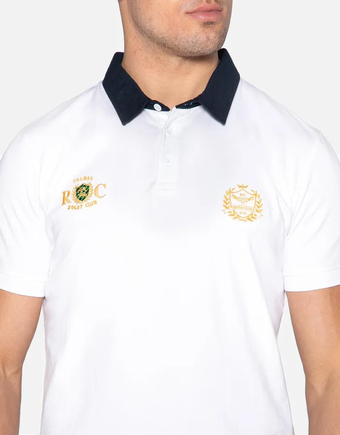Men Off White Short Sleeve Rugby Shirt Off White Threadbare Rugby Shirts Men Off White Short Sleeve Rugby Shirt Off White Threadbare Rugby Shirts