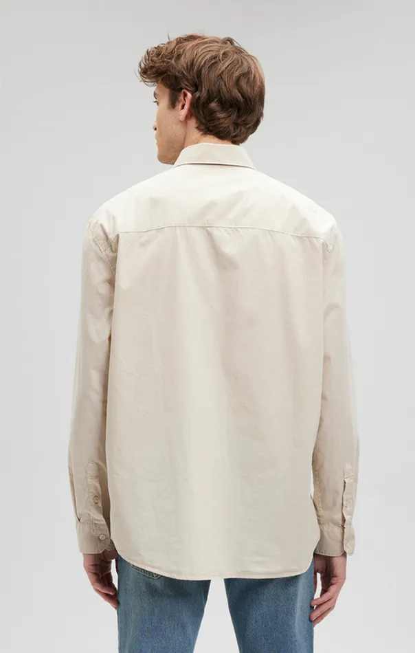 Men One Pocket ButtonUp Shirt In Silver Birch Mavi Jeans Shirts Men One Pocket ButtonUp Shirt In Silver Birch Mavi Jeans Shirts