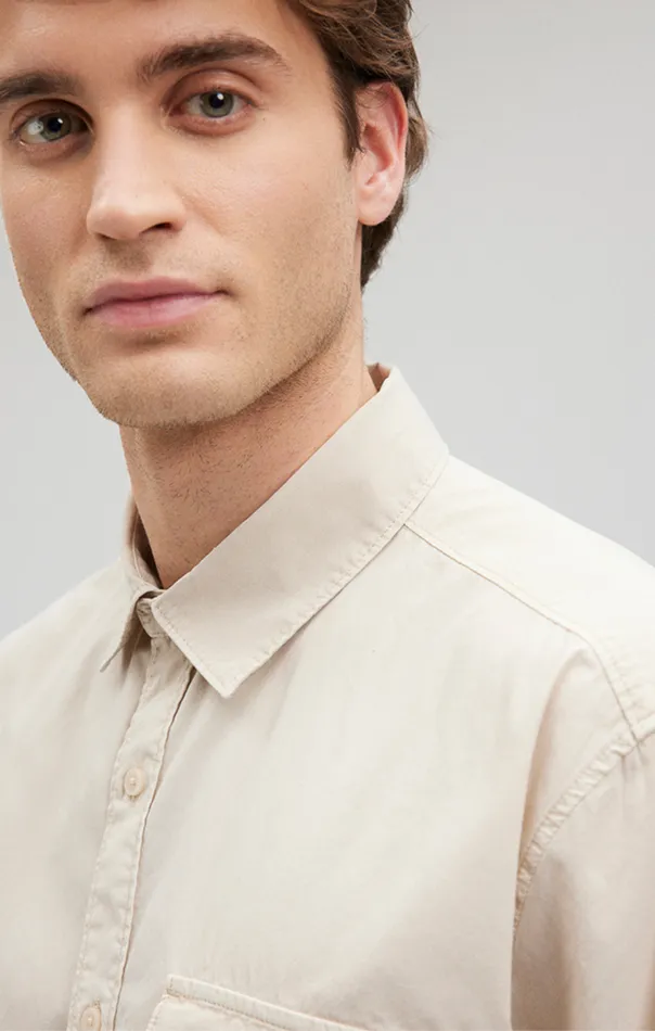 Men One Pocket ButtonUp Shirt In Silver Birch Mavi Jeans Shirts Men One Pocket ButtonUp Shirt In Silver Birch Mavi Jeans Shirts