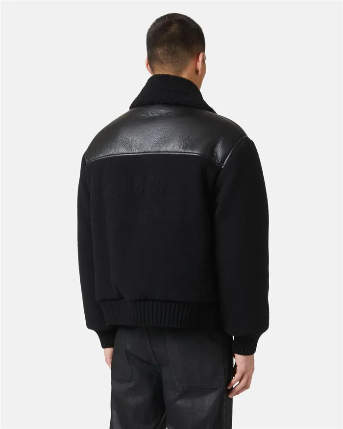 Men OUTERWEAR Iceberg Jacket In Ecosheepskin And Knit Men OUTERWEAR Iceberg Jacket In Ecosheepskin And Knit