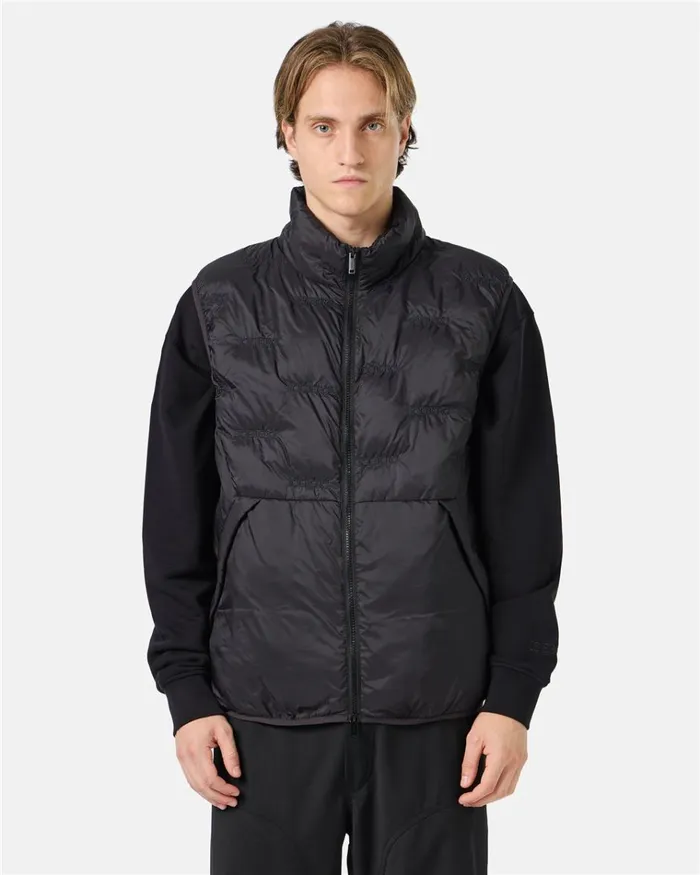 Men OUTERWEAR Iceberg Nylon Vest With Embroidery
