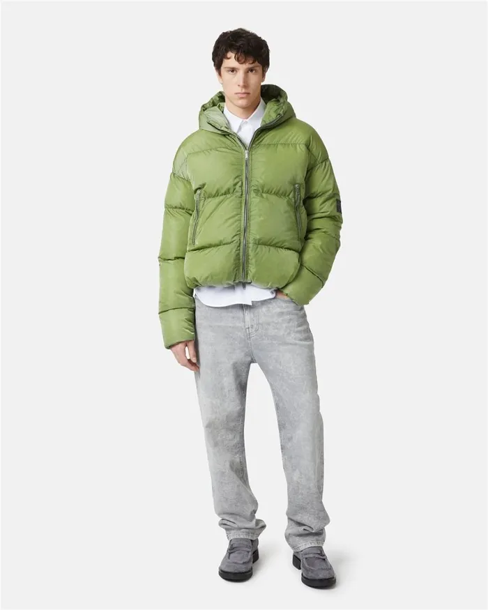 Men OUTERWEAR Iceberg Short Down Jacket With Hood Men OUTERWEAR Iceberg Short Down Jacket With Hood