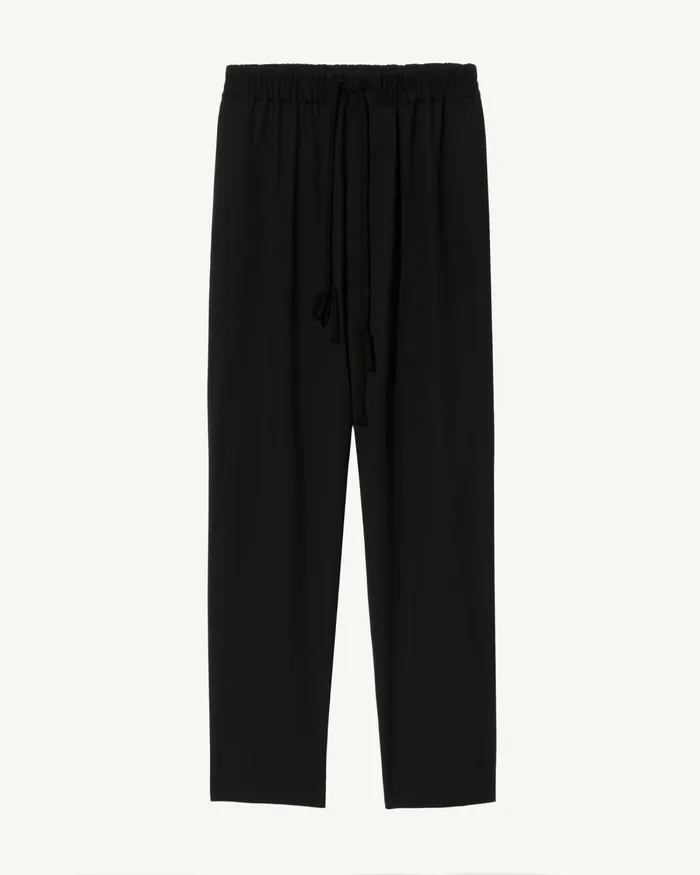 Men Pants and Shorts Nili Lotan WALKER PANT Black