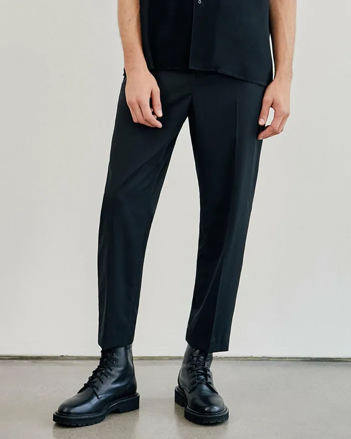Men Pants and Shorts Nili Lotan WALKER PANT Black