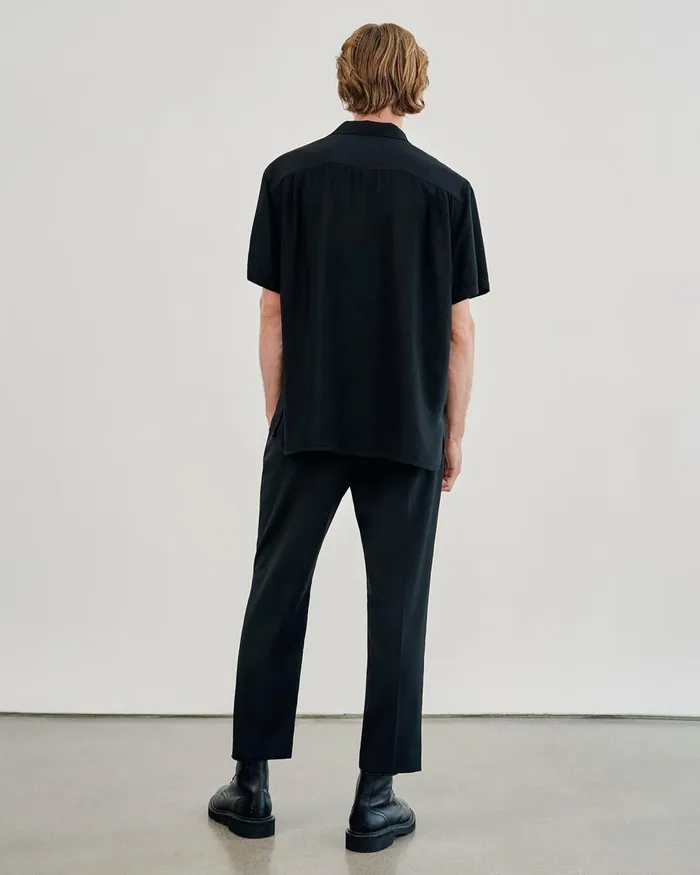 Men Pants and Shorts Nili Lotan WALKER PANT Black
