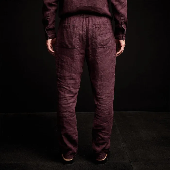 Men PantsDenim James Perse Lightweight Linen Pant Eggplant