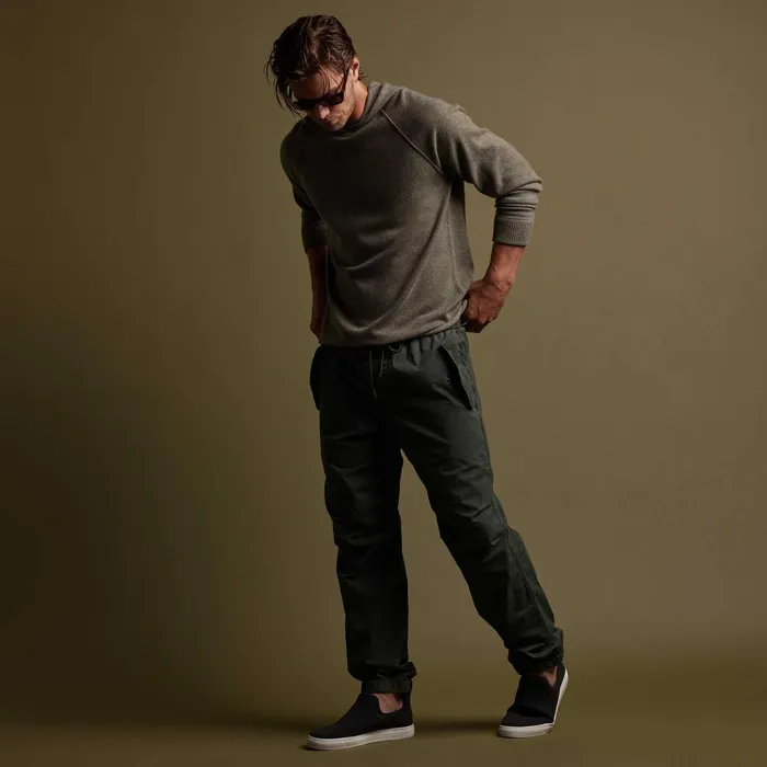 Men PantsDenim James Perse Parachute Flight Pant Marsh Pigment