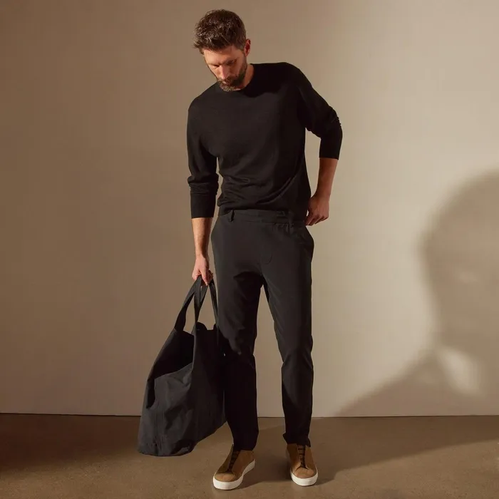 Men PantsDenim James Perse Performance Trouser Black