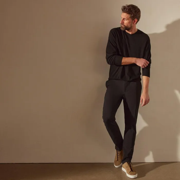 Men PantsDenim James Perse Performance Trouser Black