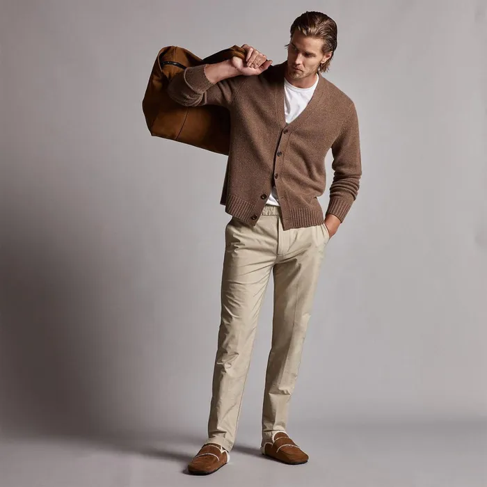 Men PantsDenim James Perse Performance Trouser Sand