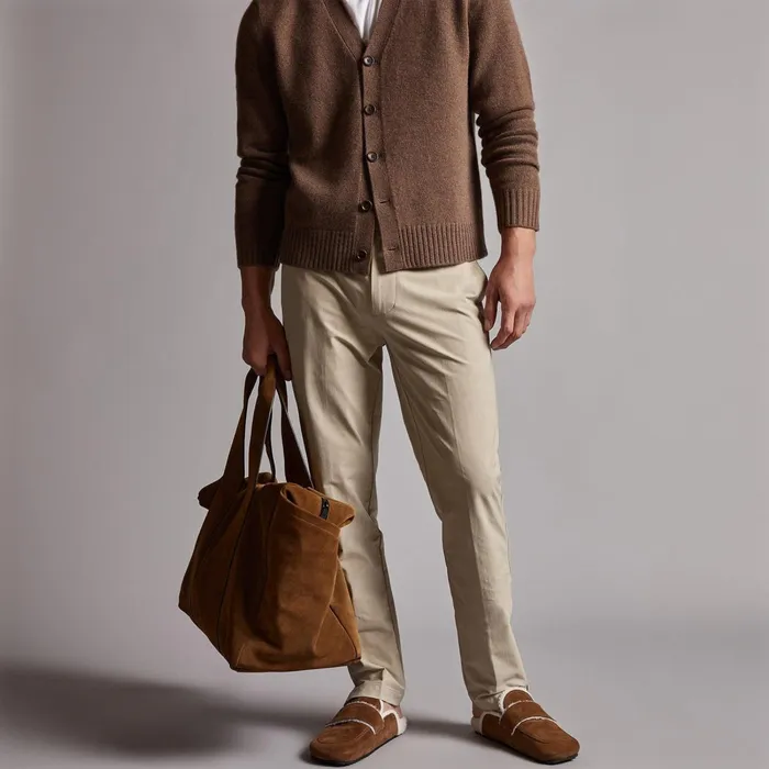 Men PantsDenim James Perse Performance Trouser Sand