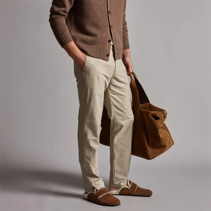 Men PantsDenim James Perse Performance Trouser Sand