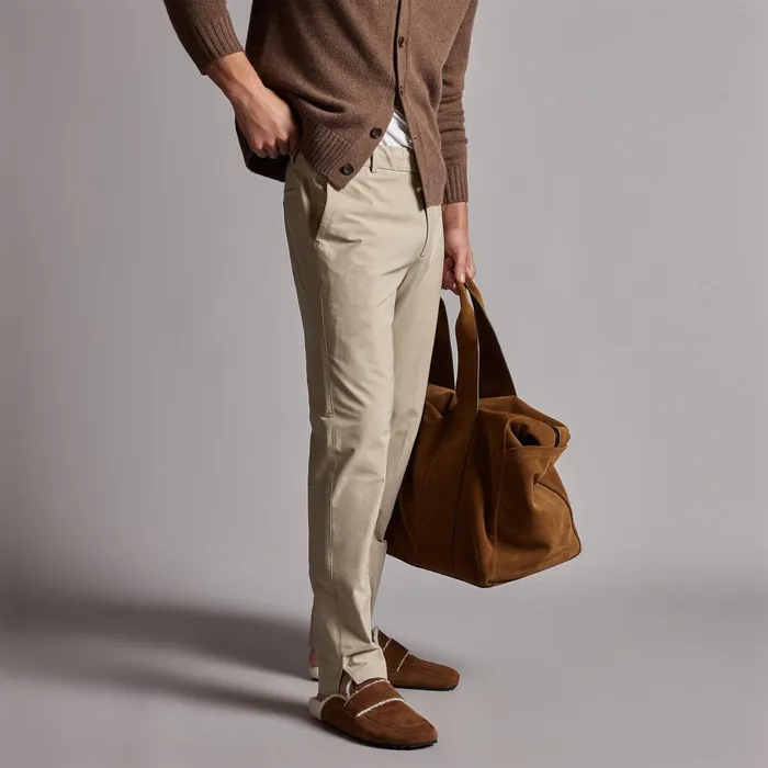 Men PantsDenim James Perse Performance Trouser Sand