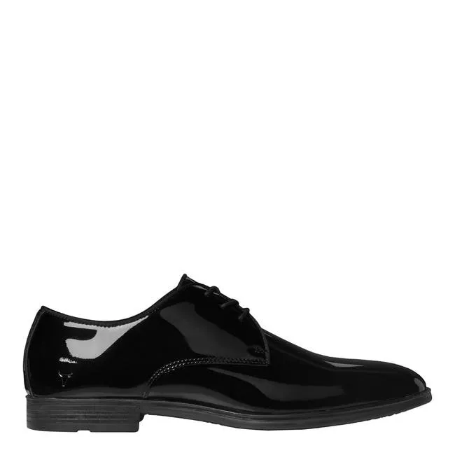 Men Pitt Black Patent Shoes Windsor Smith Shoes