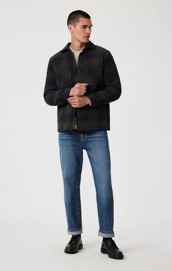 Men Plaid Shacket In Khaki Check Mavi Jeans Shirts Men Plaid Shacket In Khaki Check Mavi Jeans Shirts