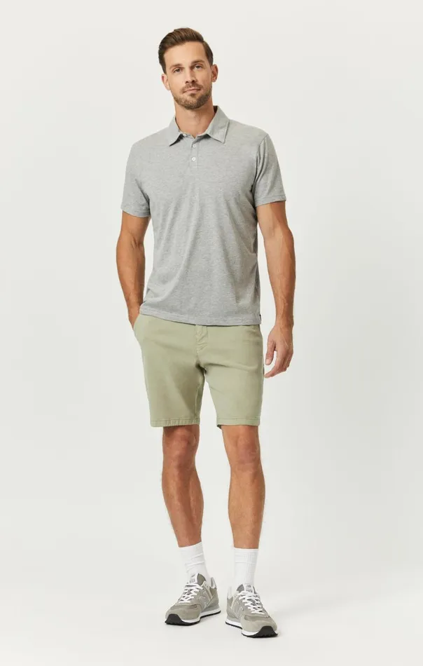 Men Polo Shirt In Grey Melange Mavi Jeans TShirts Men Polo Shirt In Grey Melange Mavi Jeans TShirts