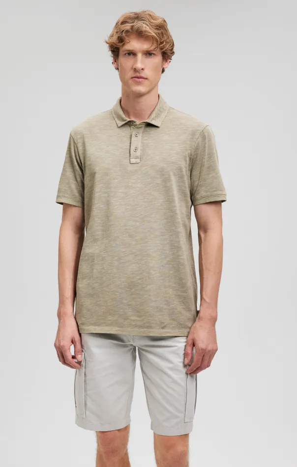 Men Polo Shirt In Spray Green Mavi Jeans Shirts Men Polo Shirt In Spray Green Mavi Jeans Shirts