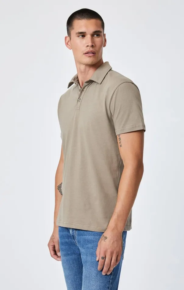 Men Polo Shirt In Walnut Mavi Jeans TShirts