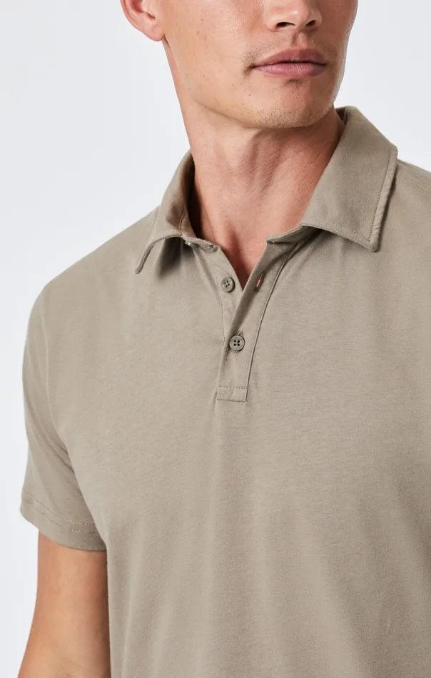 Men Polo Shirt In Walnut Mavi Jeans TShirts