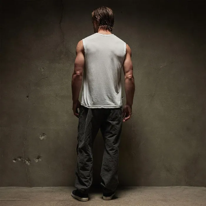 Men PolosNovelty Tops James Perse La Muscle Tank White