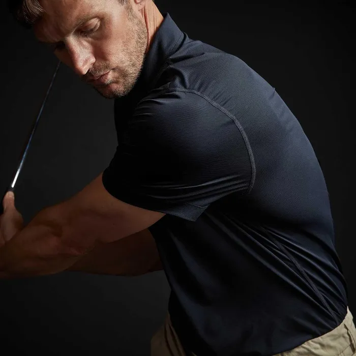 Men PolosNovelty Tops James Perse Performance Knit Polo Deep