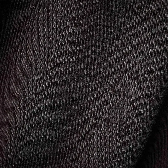 Men PolosNovelty Tops James Perse Sueded Jersey Rugby Polo Black