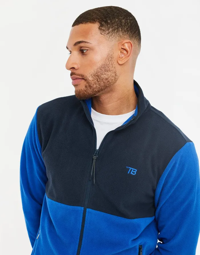 Men Royal Blue Two Tone Fitness Fleece Royal Blue Threadbare Fitness Men Royal Blue Two Tone Fitness Fleece Royal Blue Threadbare Fitness