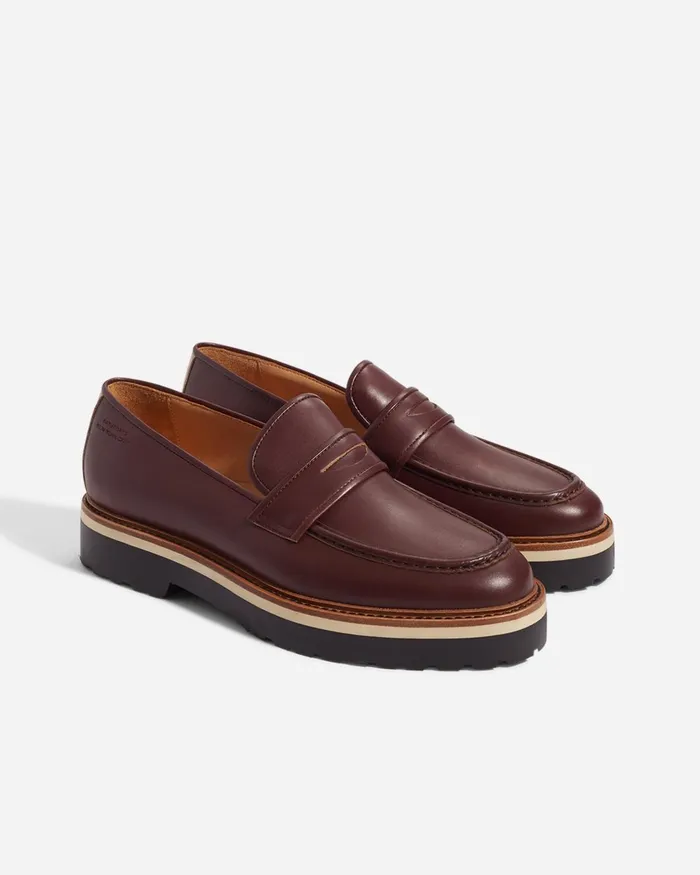 Men Saturdays NYC Footwear Idris Loafer Grapewine