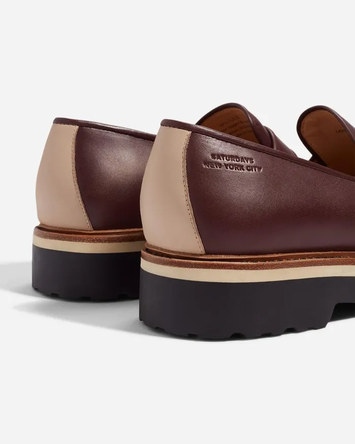 Men Saturdays NYC Footwear Idris Loafer Grapewine Men Saturdays NYC Footwear Idris Loafer Grapewine