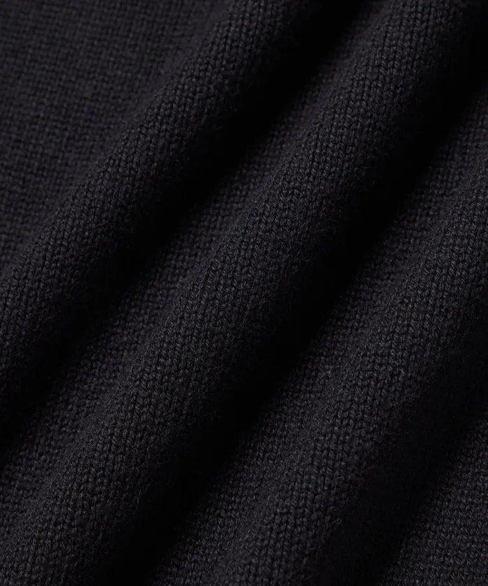 Men Saturdays NYC Knitwear Greg Slash Sweater Black Men Saturdays NYC Knitwear Greg Slash Sweater Black