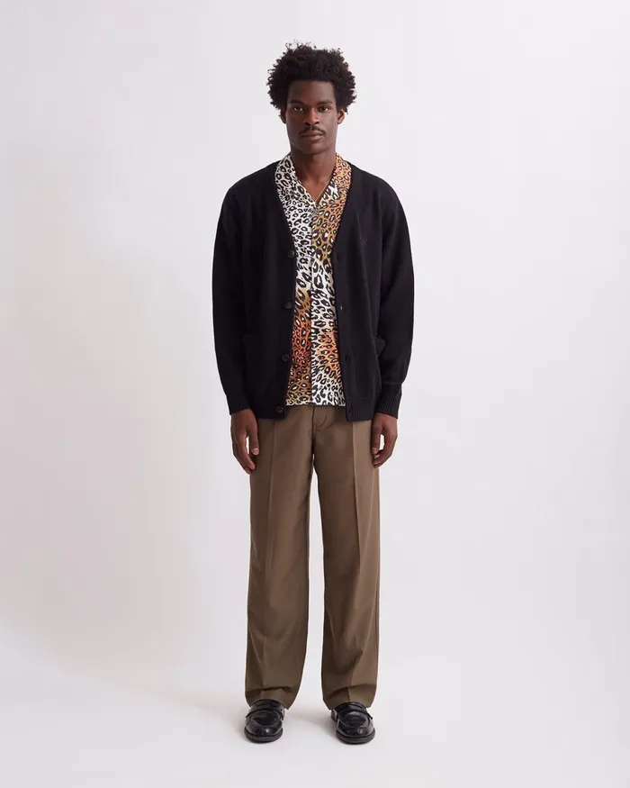 Men Saturdays NYC Knitwear Michael Cardigan Black Men Saturdays NYC Knitwear Michael Cardigan Black