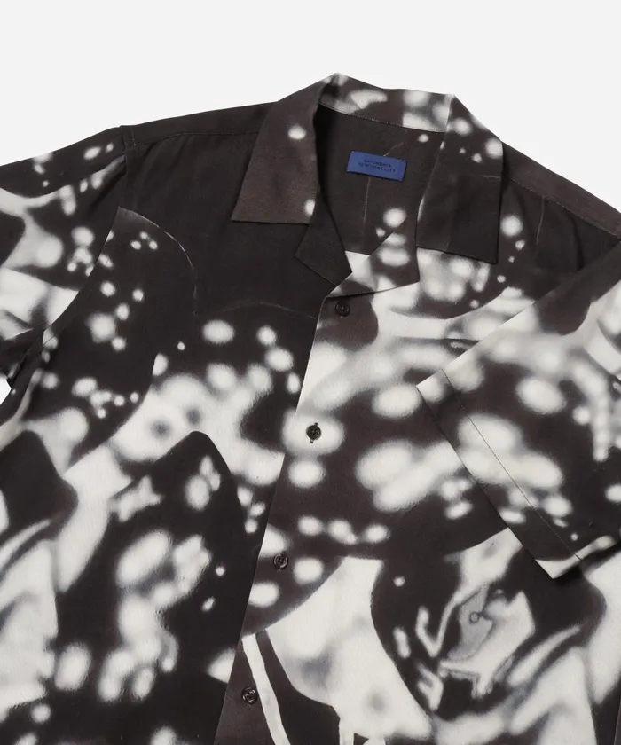 Men Saturdays NYC Shirts Canty Dossy Short Sleeve Shirt Black Men Saturdays NYC Shirts Canty Dossy Short Sleeve Shirt Black
