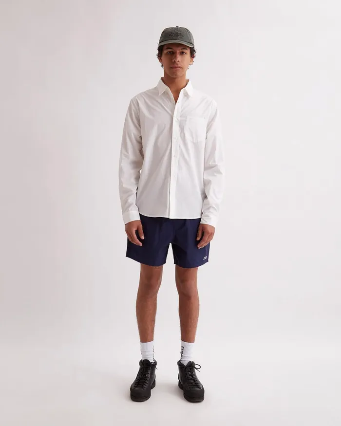 Men Saturdays NYC Shirts Crosby Twill LS Shirt Ivory Men Saturdays NYC Shirts Crosby Twill LS Shirt Ivory