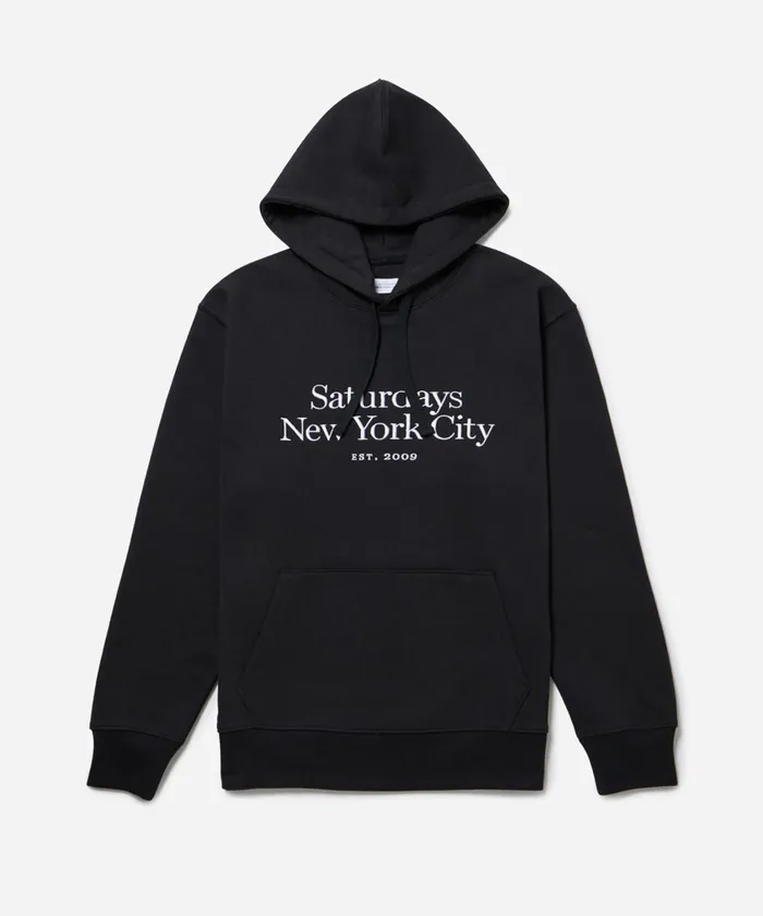 Men Saturdays NYC Sweatshirts and Sweatpants Ditch Miller Standard Hoodie Black Men Saturdays NYC Sweatshirts and Sweatpants Ditch Miller Standard Hoodie Black