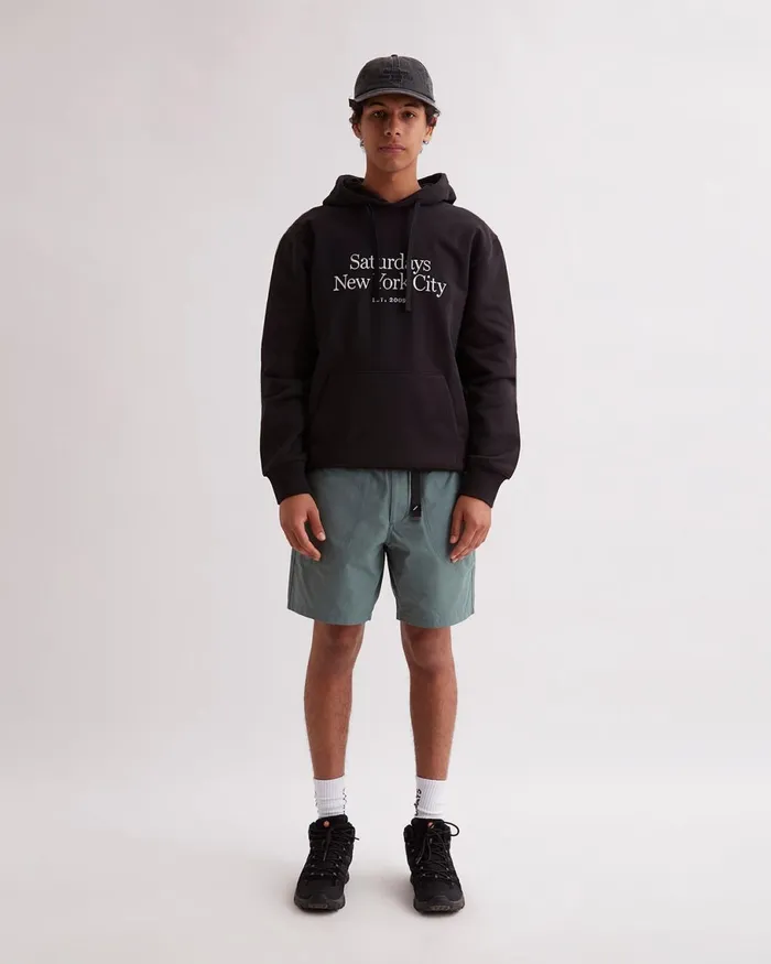 Men Saturdays NYC Sweatshirts and Sweatpants Ditch Miller Standard Hoodie Black
