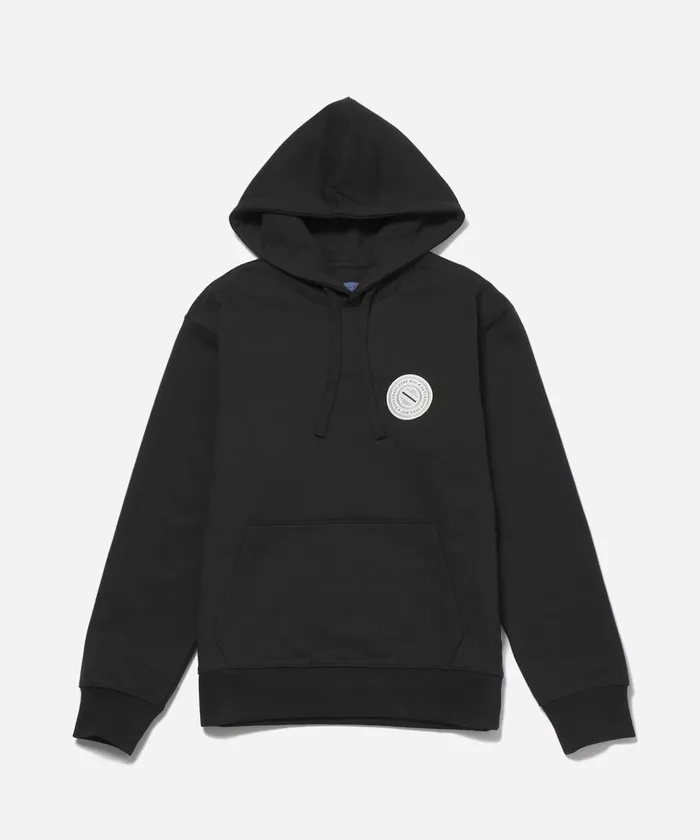 Men Saturdays NYC Sweatshirts and Sweatpants Ditch Slash Badge Hoodie Black