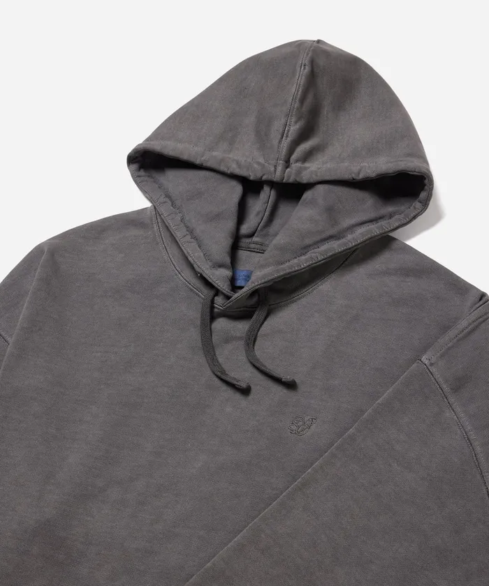 Men Saturdays NYC Sweatshirts and Sweatpants Warren Pigment Dyed Hoodie Black Men Saturdays NYC Sweatshirts and Sweatpants Warren Pigment Dyed Hoodie Black