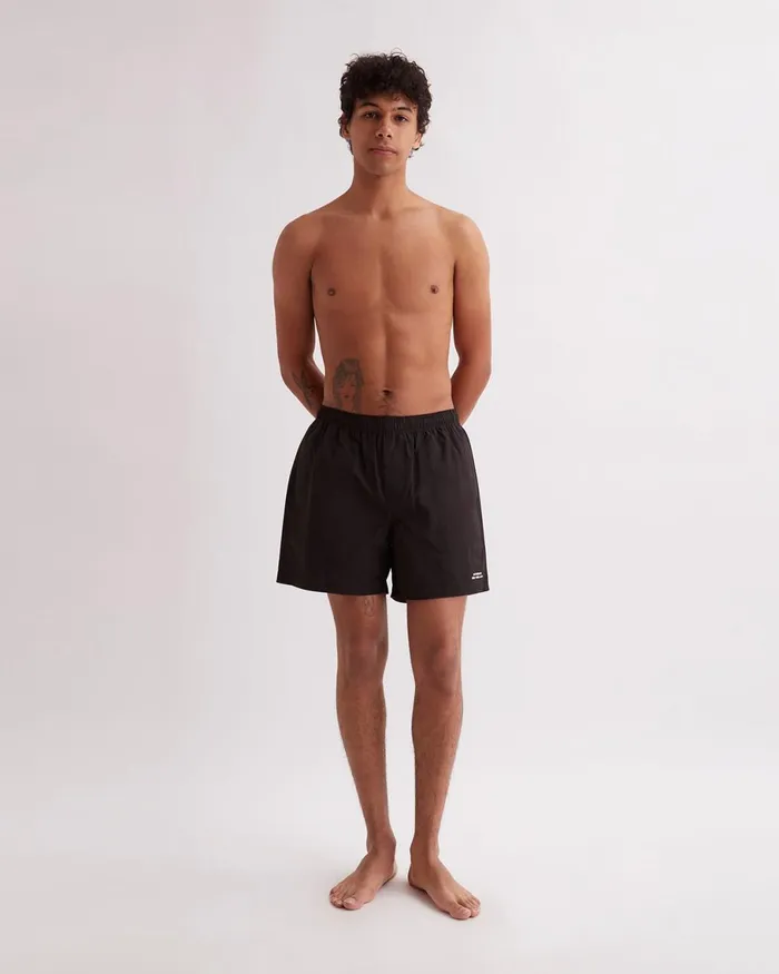 Men Saturdays NYC Swimwear Talley Swim Short Black Men Saturdays NYC Swimwear Talley Swim Short Black