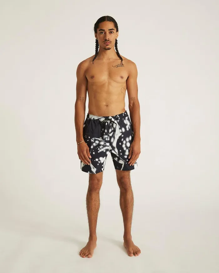 Men Saturdays NYC Swimwear Timothy Dossy Swim Short Black Men Saturdays NYC Swimwear Timothy Dossy Swim Short Black