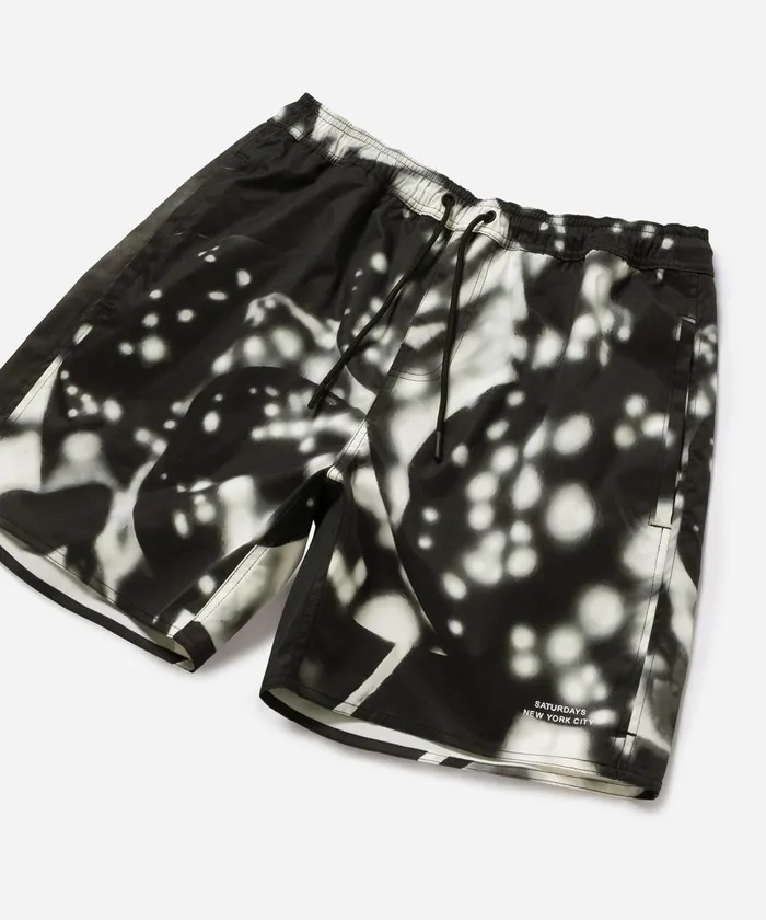 Men Saturdays NYC Swimwear Timothy Dossy Swim Short Black Men Saturdays NYC Swimwear Timothy Dossy Swim Short Black