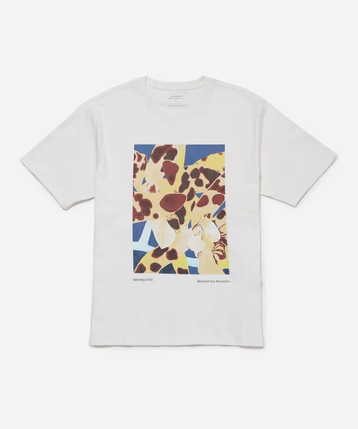 Men Saturdays NYC Tees Dossy Standard SS Tee Ivory